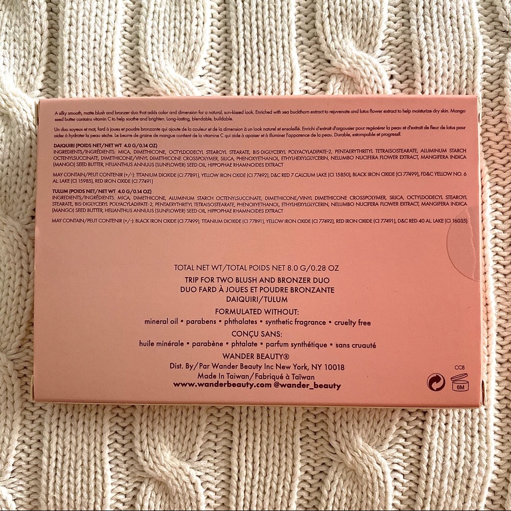 BRAND NEW❗️Wander Beauty trip for 2 Blush bronzer - Picture 7 of 7